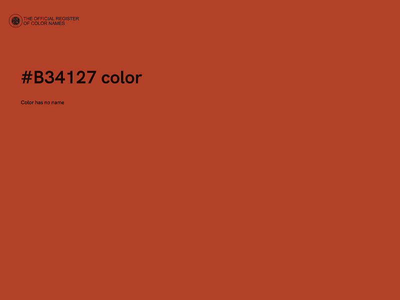 #B34127 color image