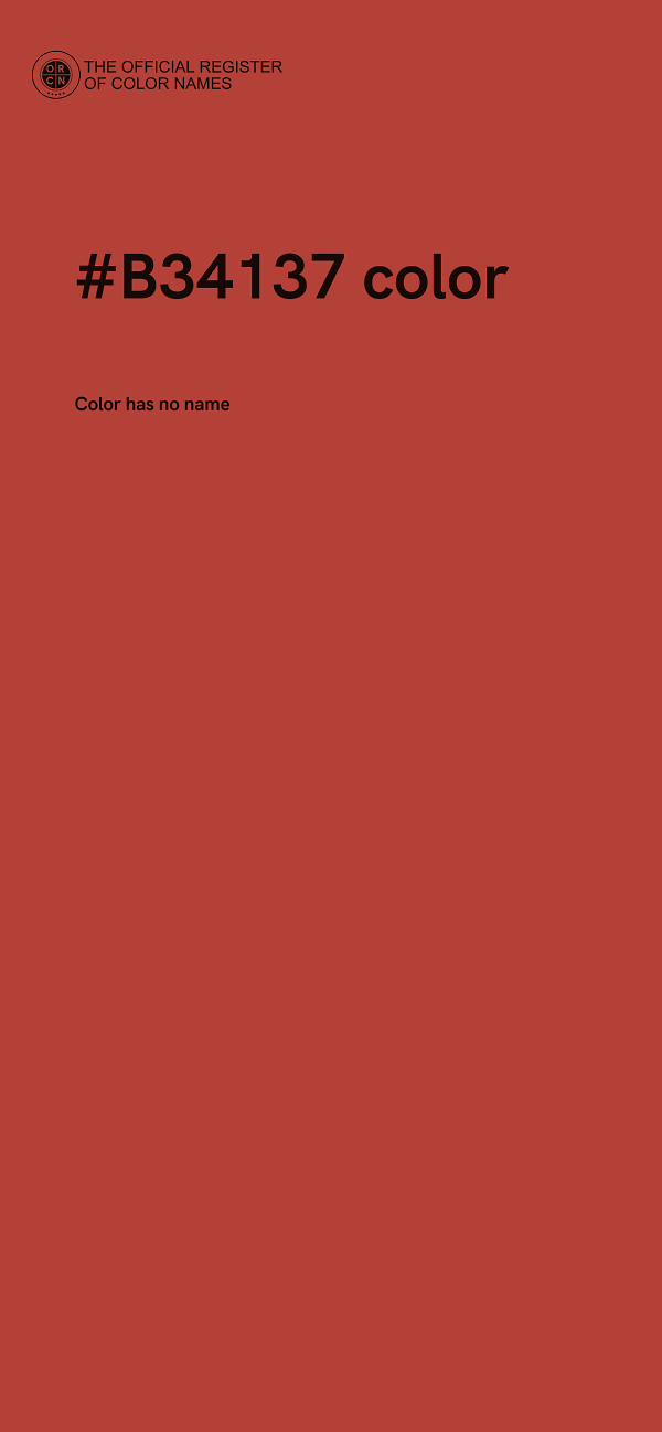 #B34137 color image
