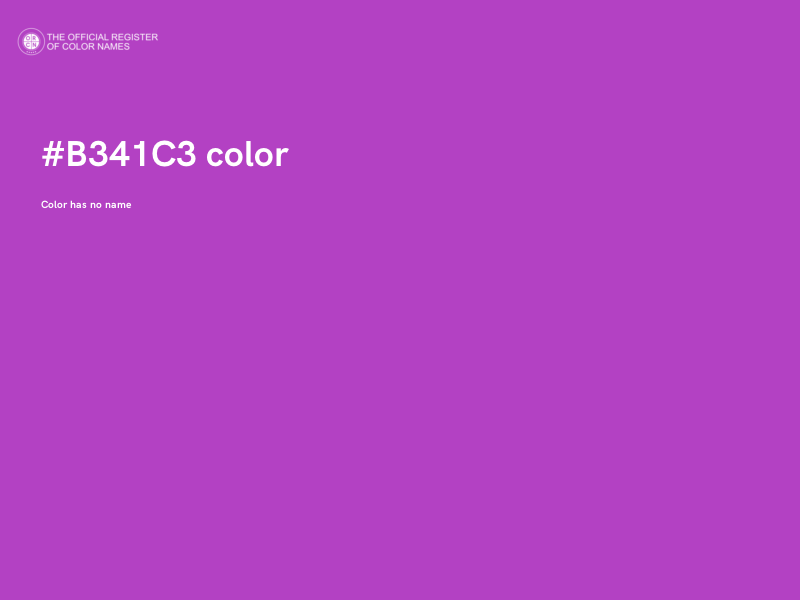 #B341C3 color image
