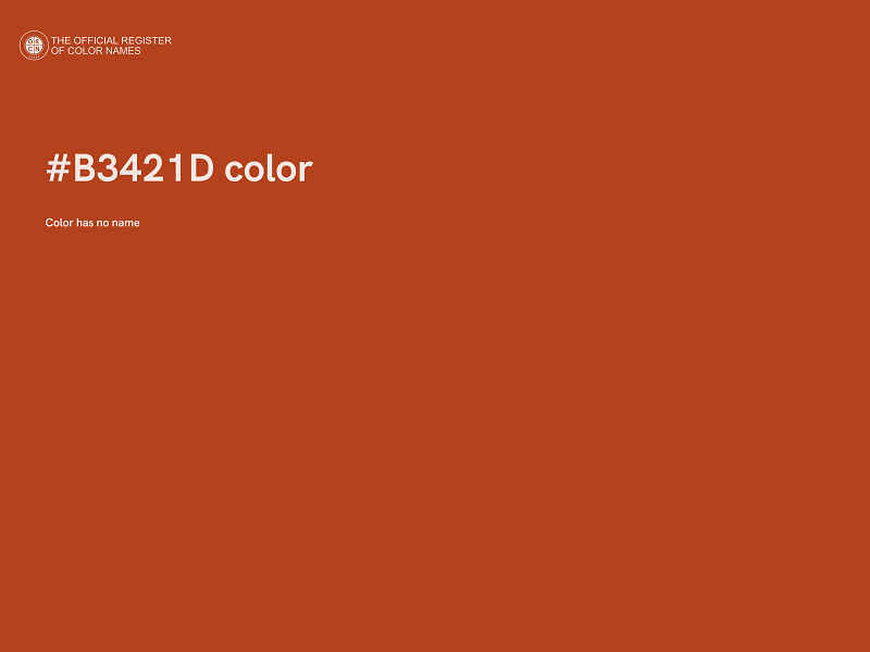 #B3421D color image