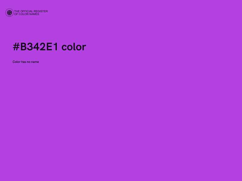 #B342E1 color image