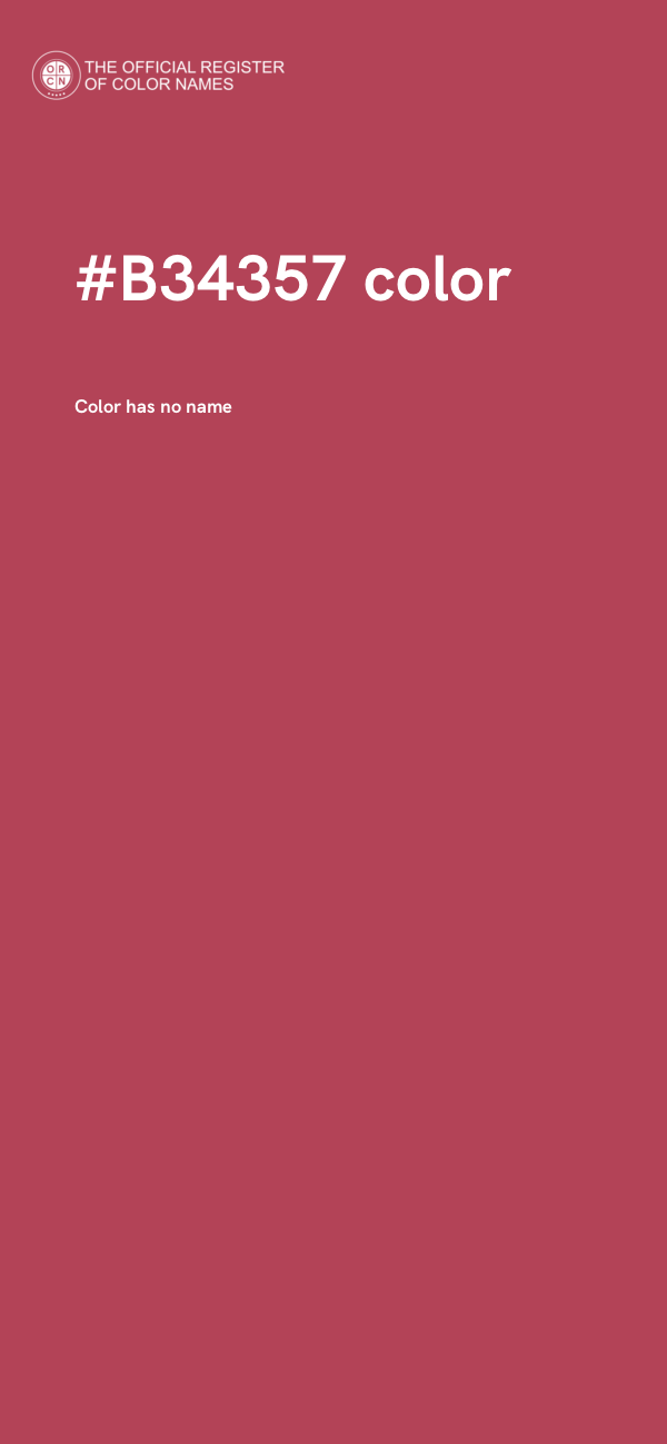 #B34357 color image