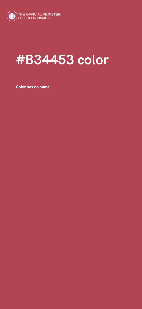 #B34453 color image