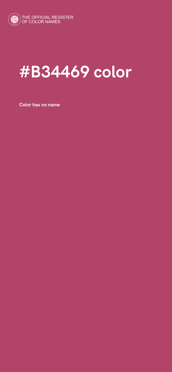 #B34469 color image