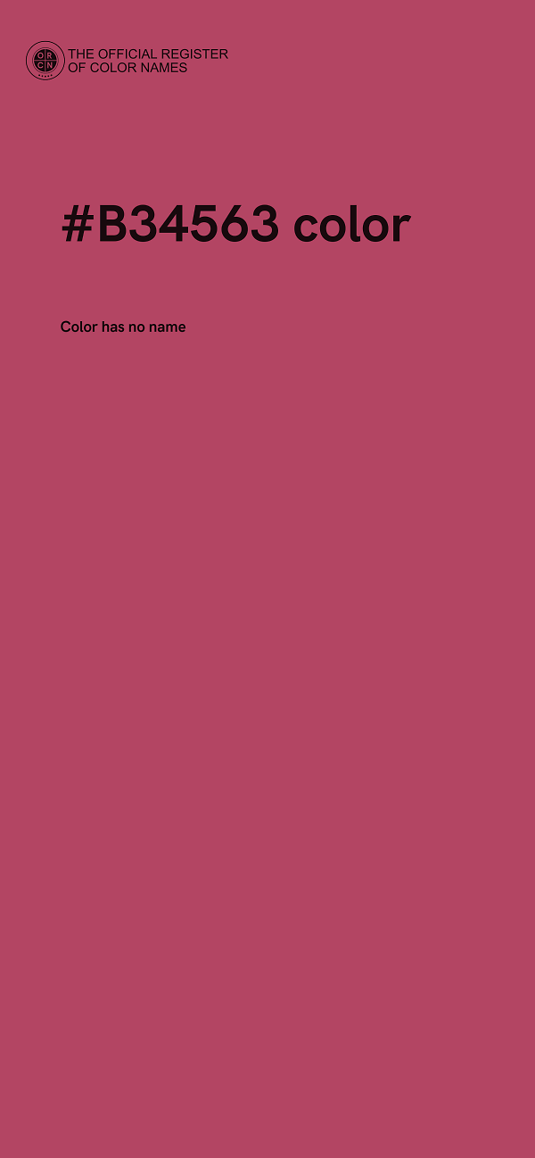 #B34563 color image