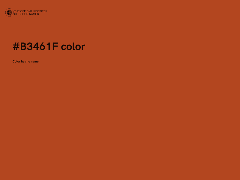#B3461F color image