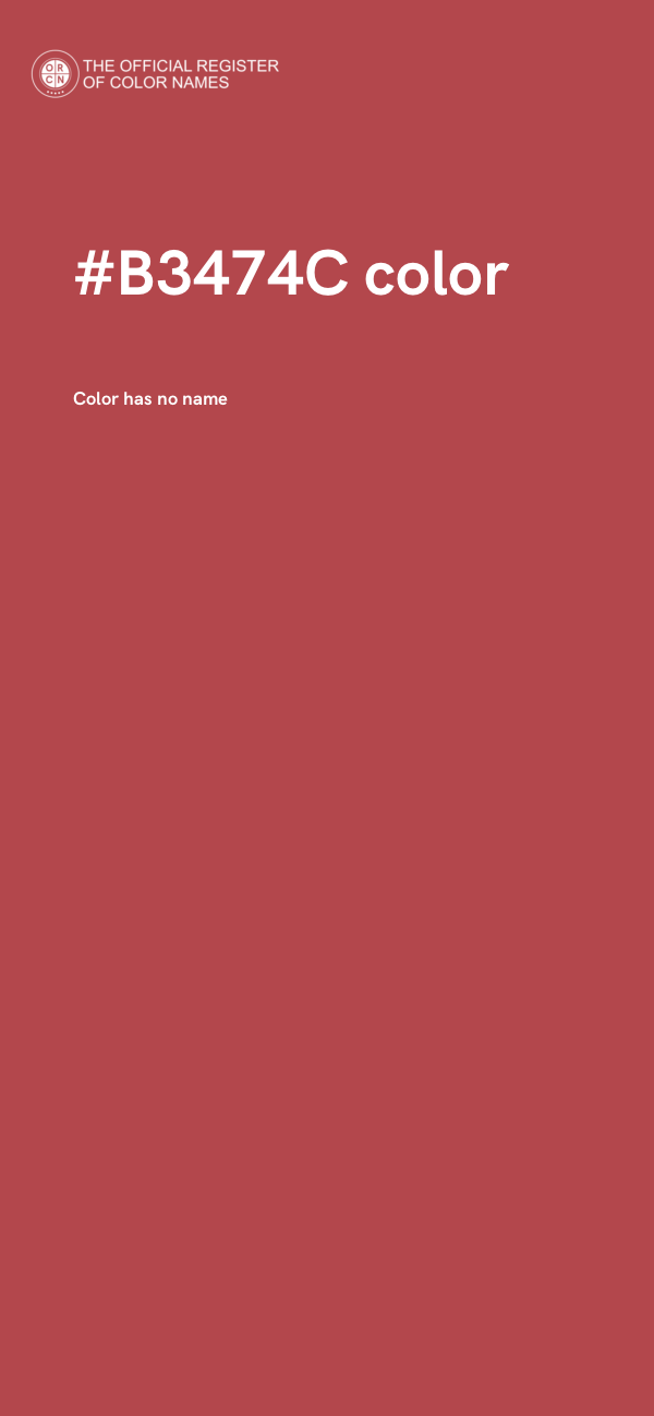 #B3474C color image