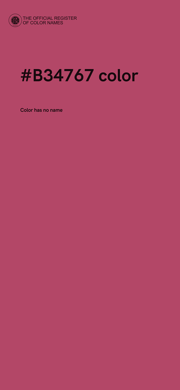 #B34767 color image