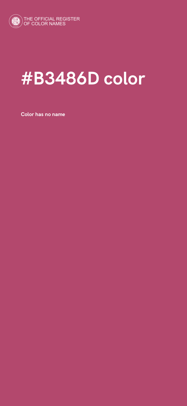 #B3486D color image