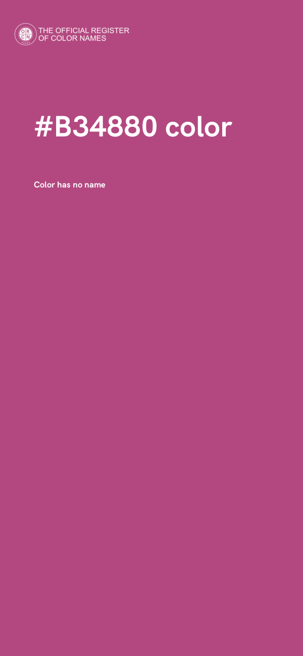 #B34880 color image