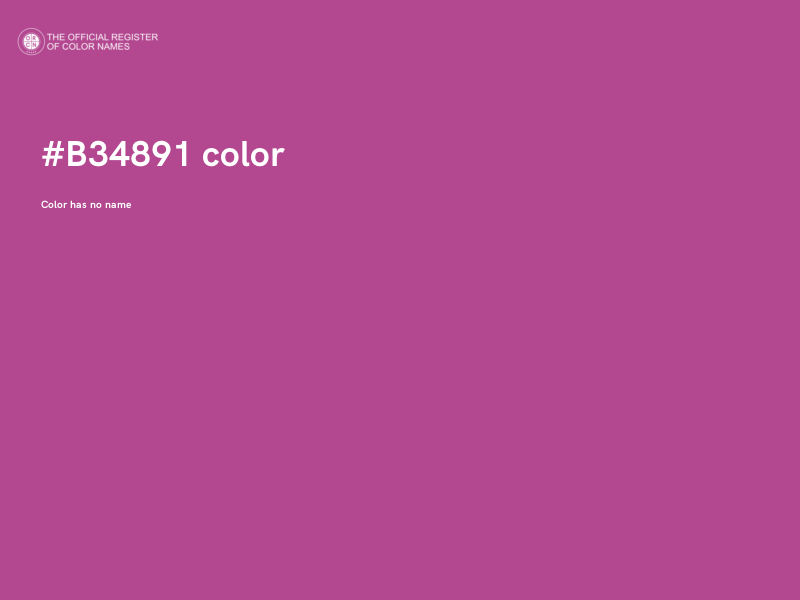 #B34891 color image