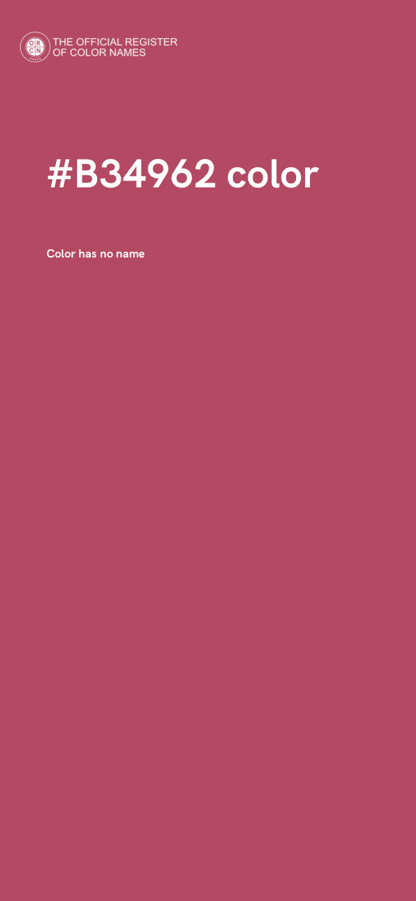 #B34962 color image
