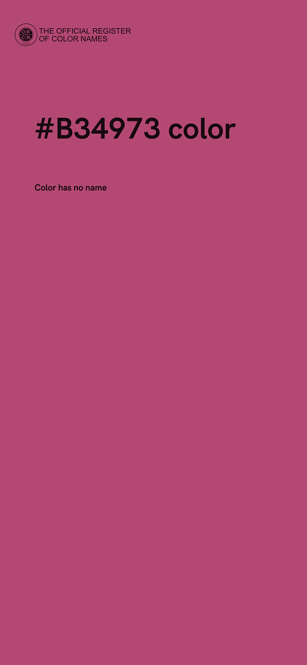 #B34973 color image