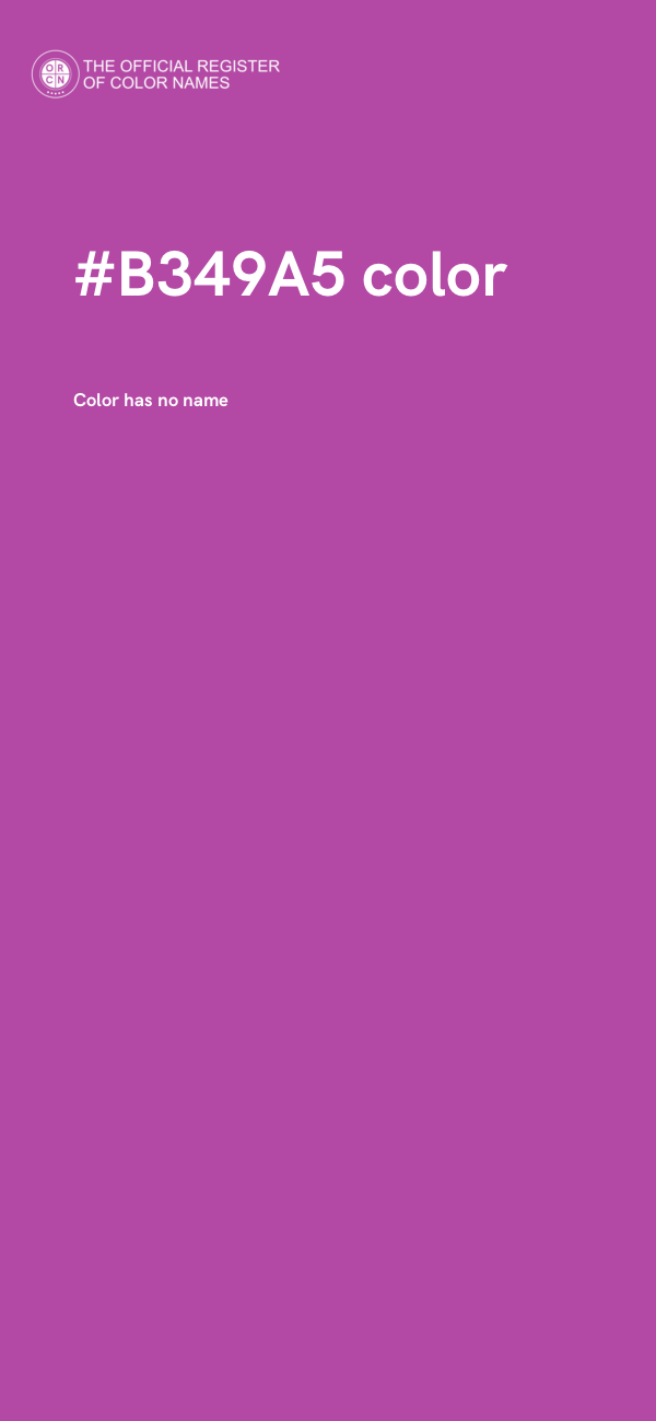 #B349A5 color image