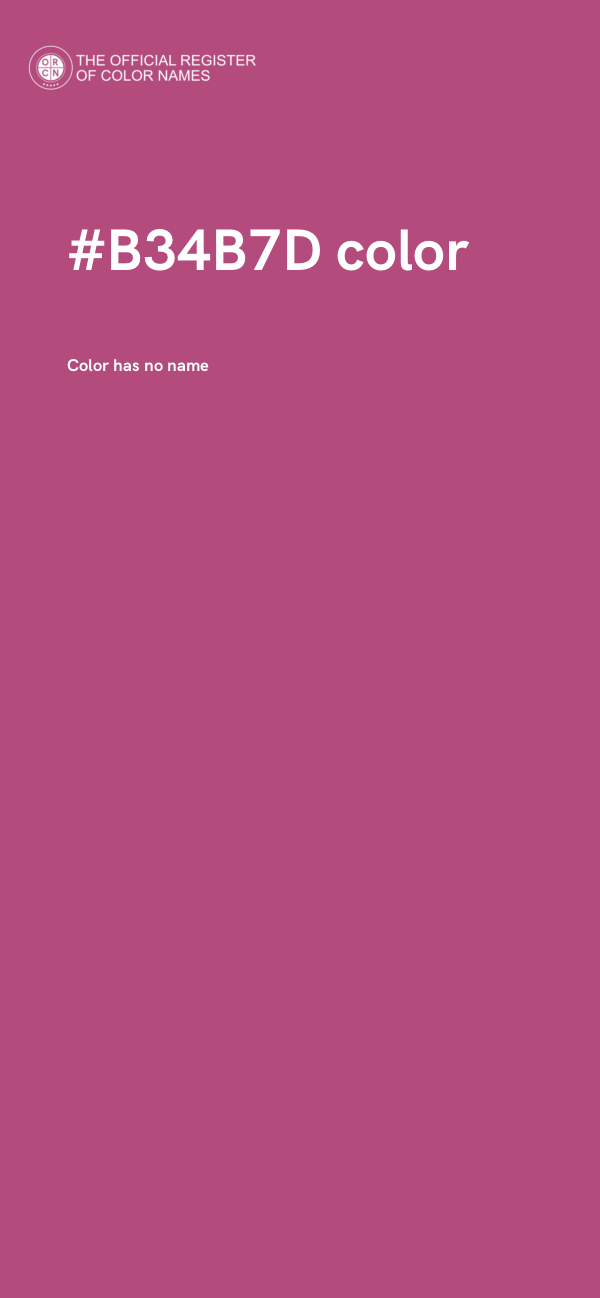 #B34B7D color image