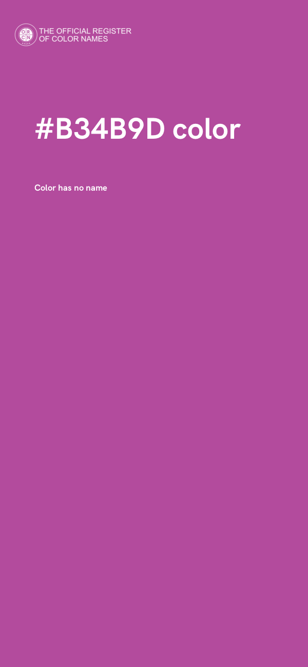 #B34B9D color image