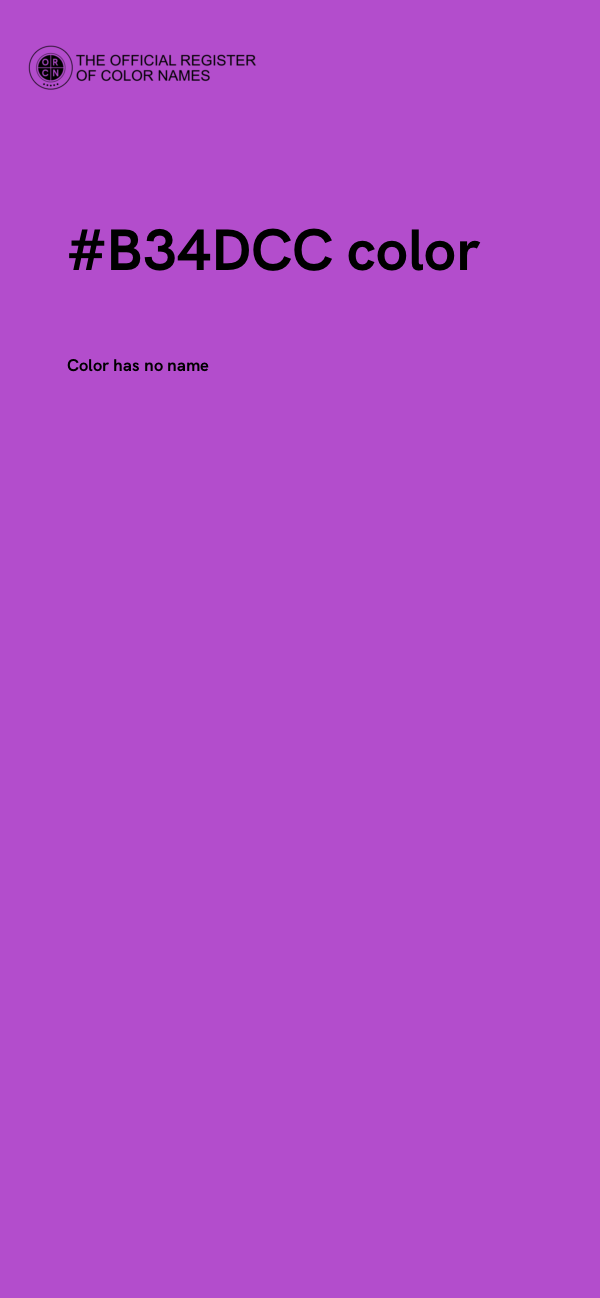 #B34DCC color image