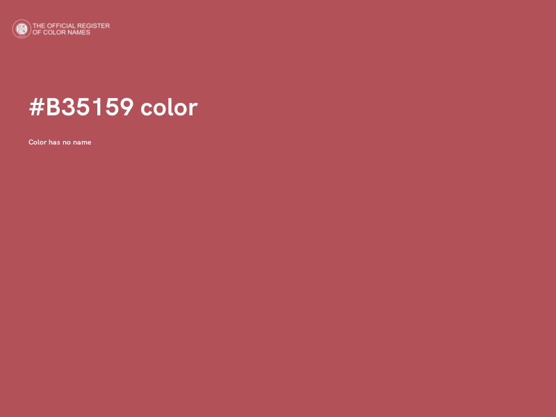 #B35159 color image