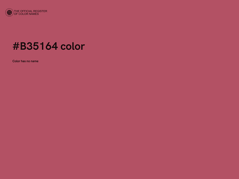 #B35164 color image