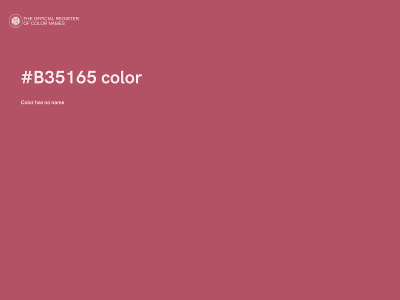 #B35165 color image