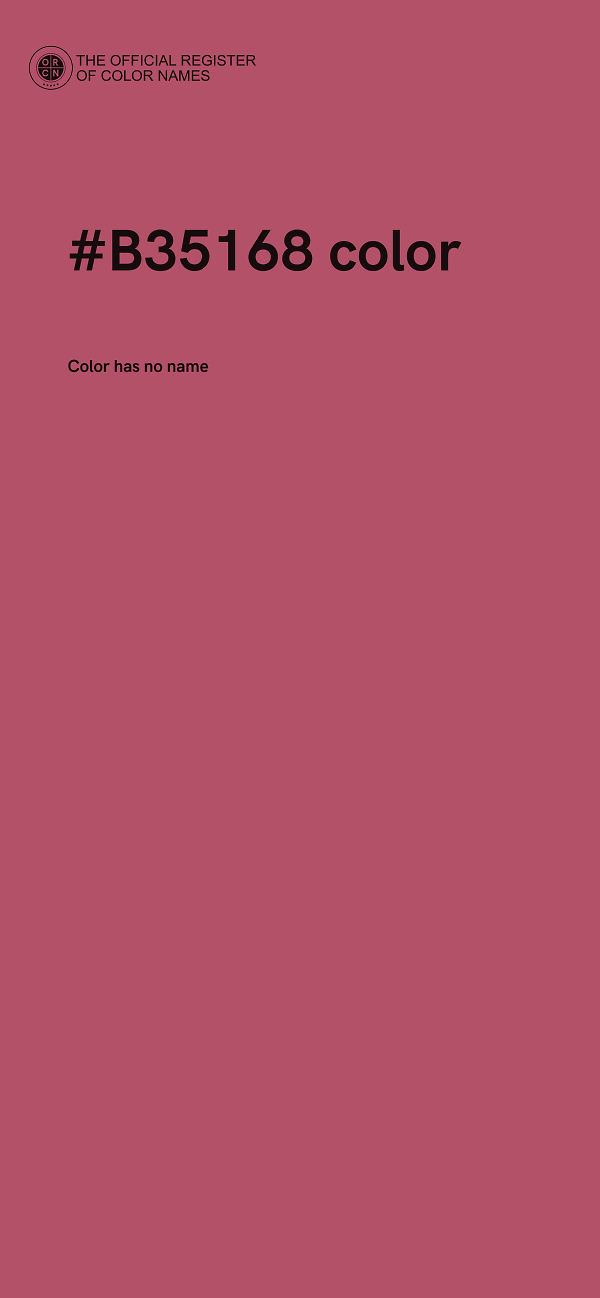 #B35168 color image