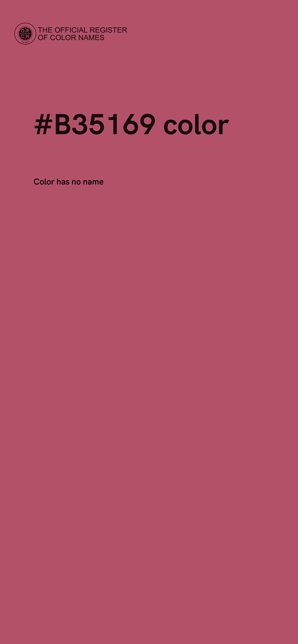 #B35169 color image