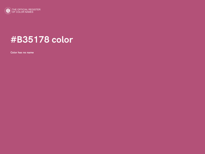 #B35178 color image