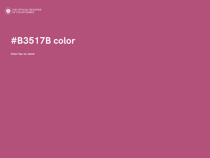 #B3517B color image