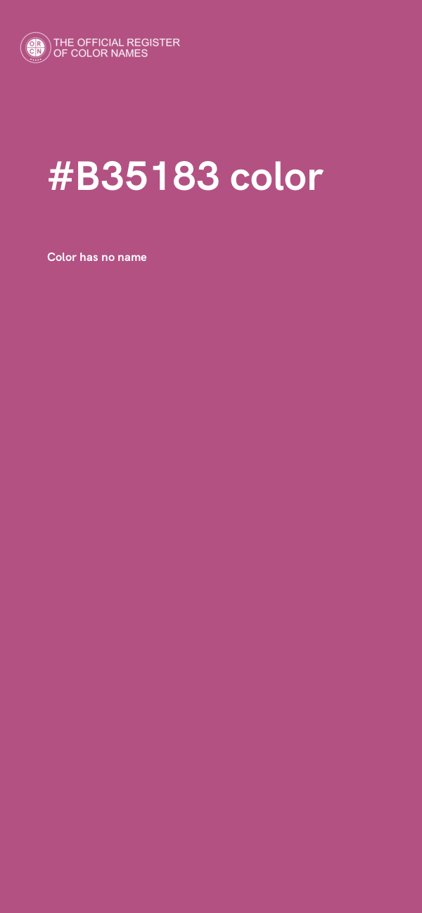 #B35183 color image