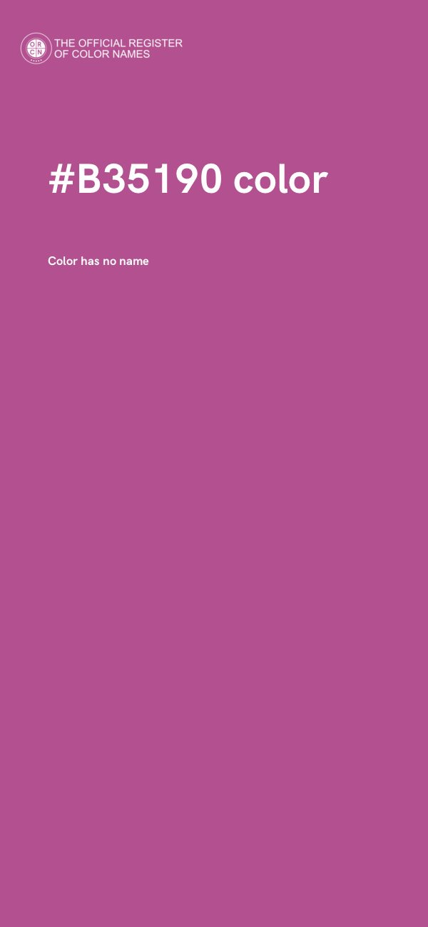 #B35190 color image
