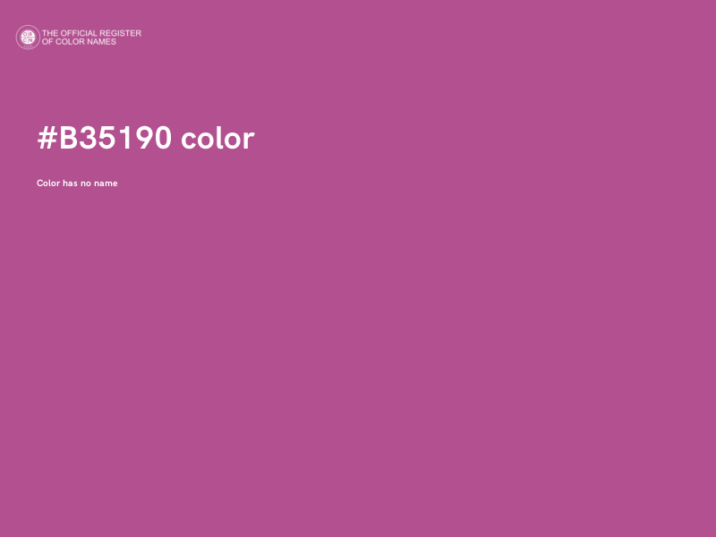 #B35190 color image