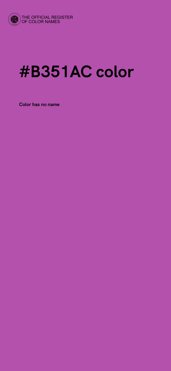 #B351AC color image
