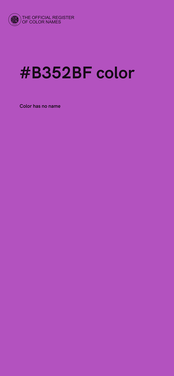 #B352BF color image
