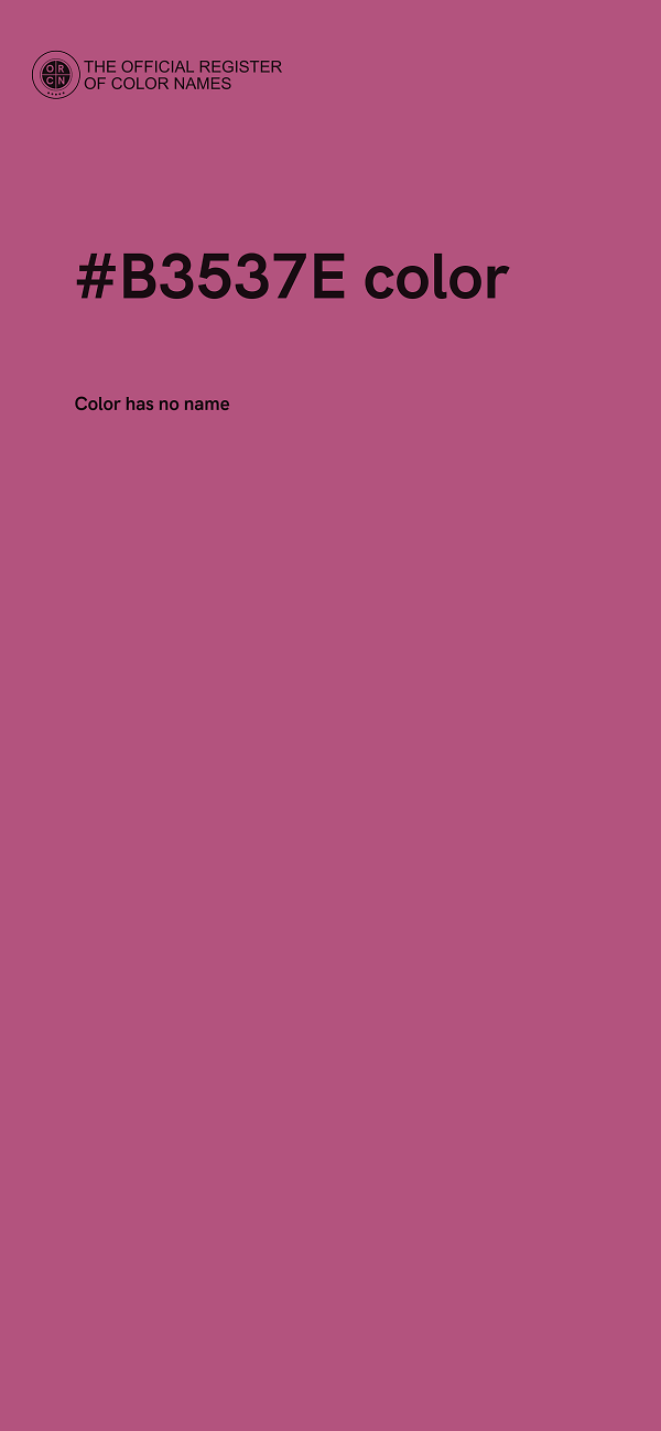 #B3537E color image