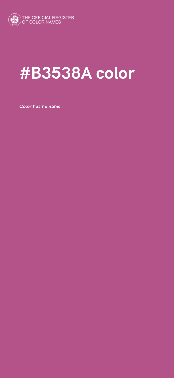 #B3538A color image