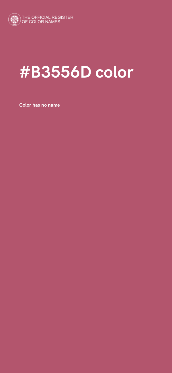 #B3556D color image