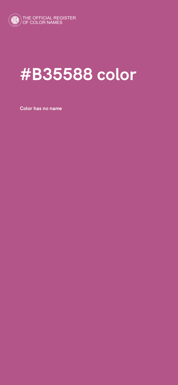 #B35588 color image