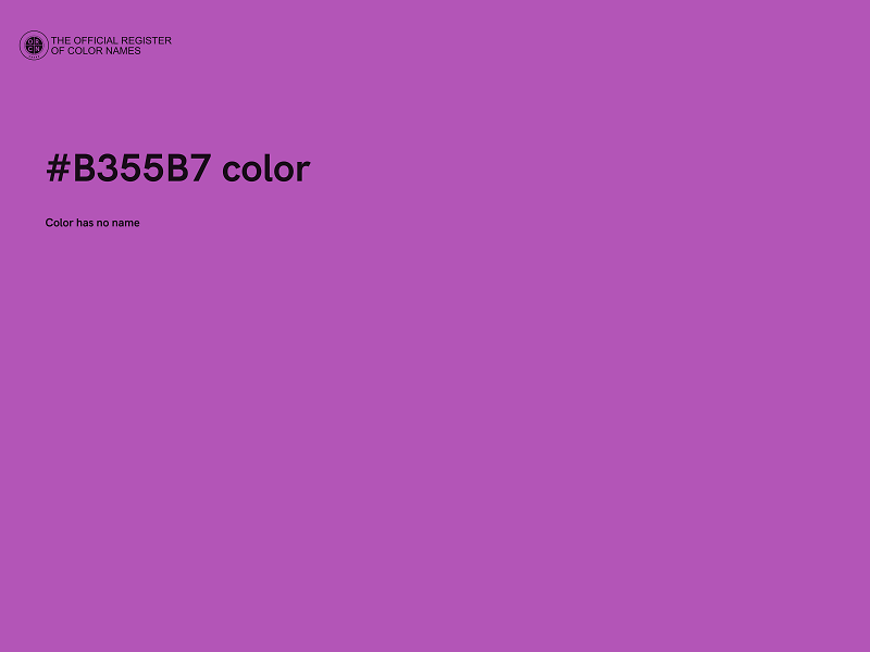 #B355B7 color image