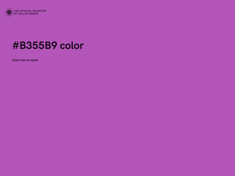 #B355B9 color image