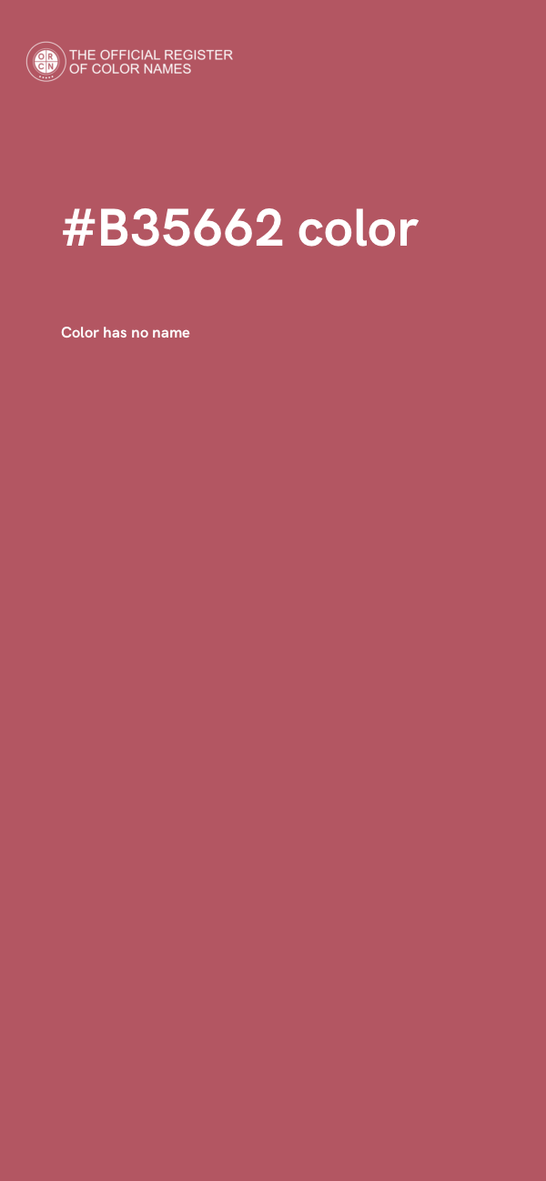 #B35662 color image