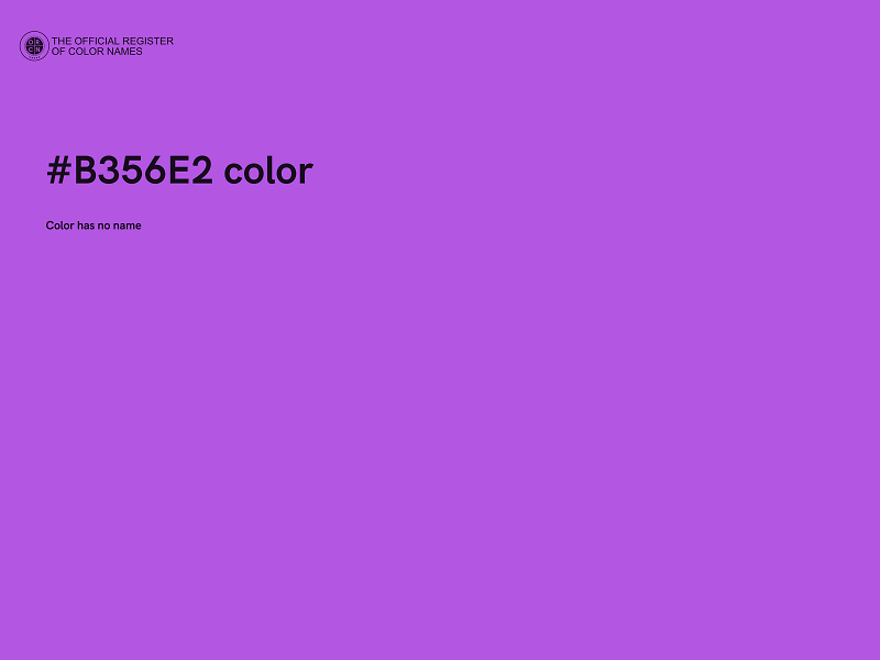 #B356E2 color image