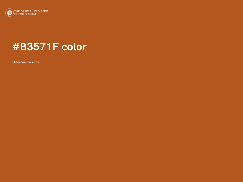 #B3571F color image