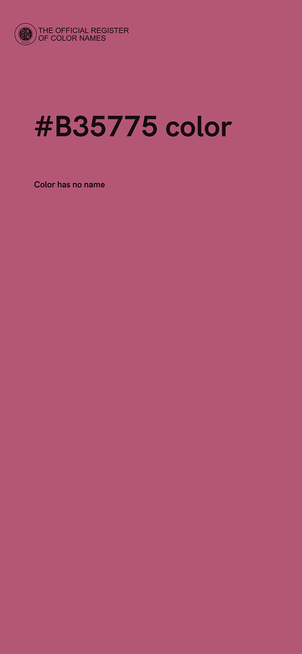 #B35775 color image