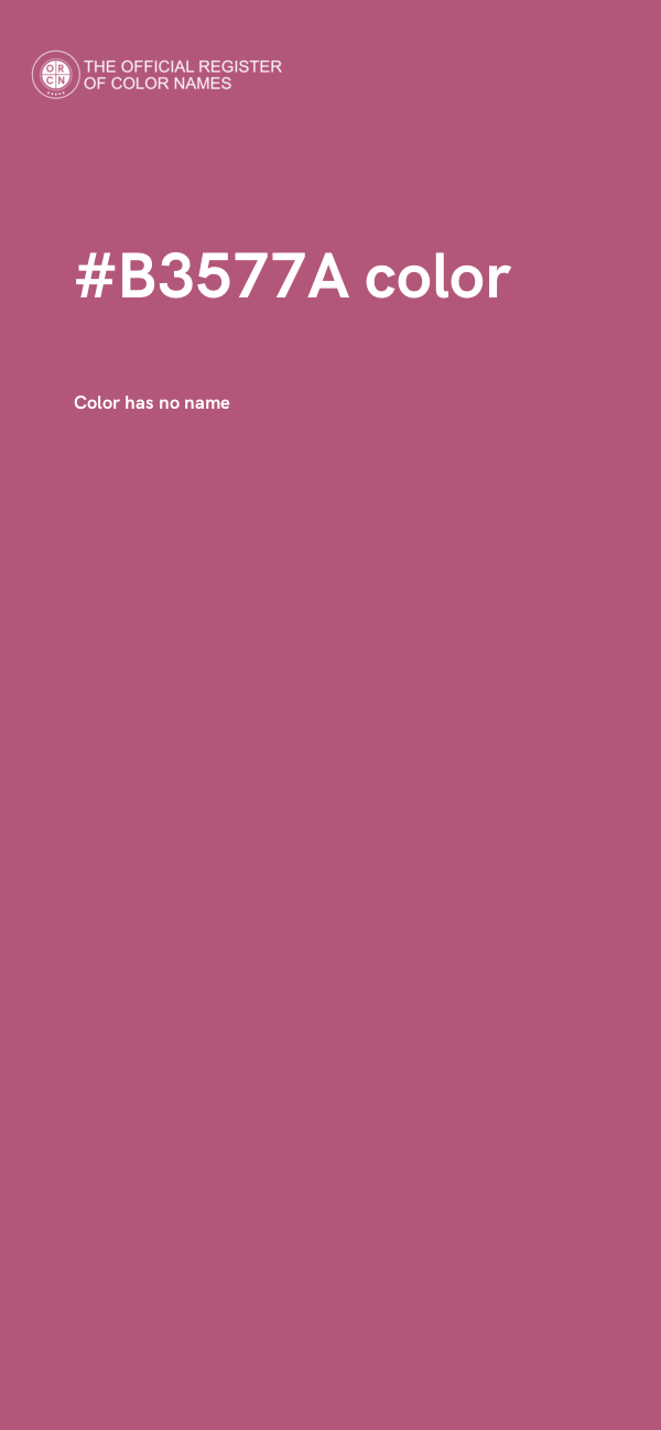 #B3577A color image