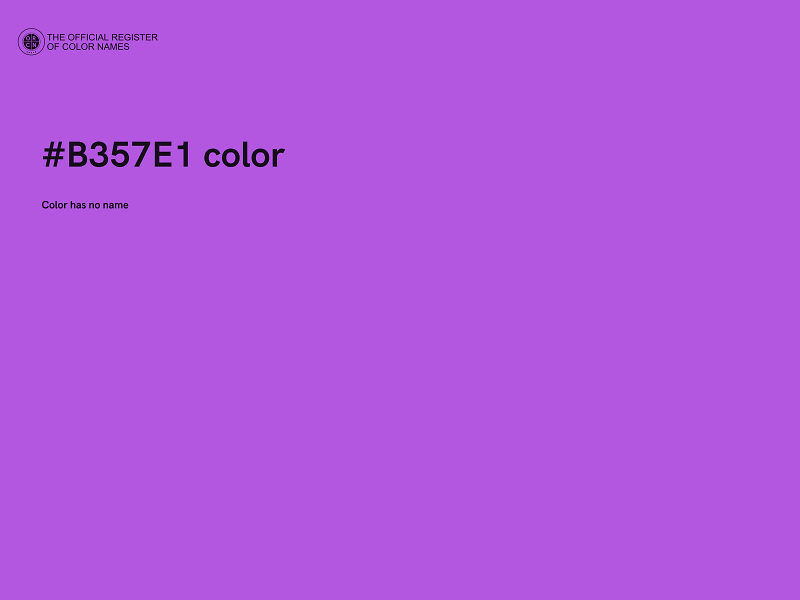 #B357E1 color image