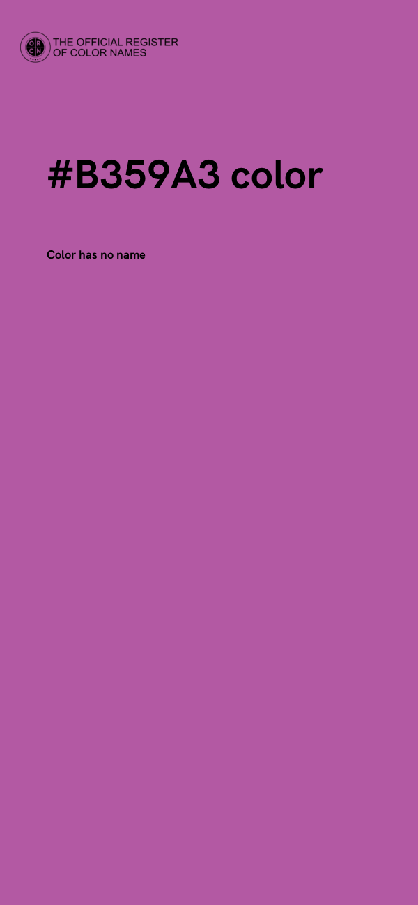 #B359A3 color image