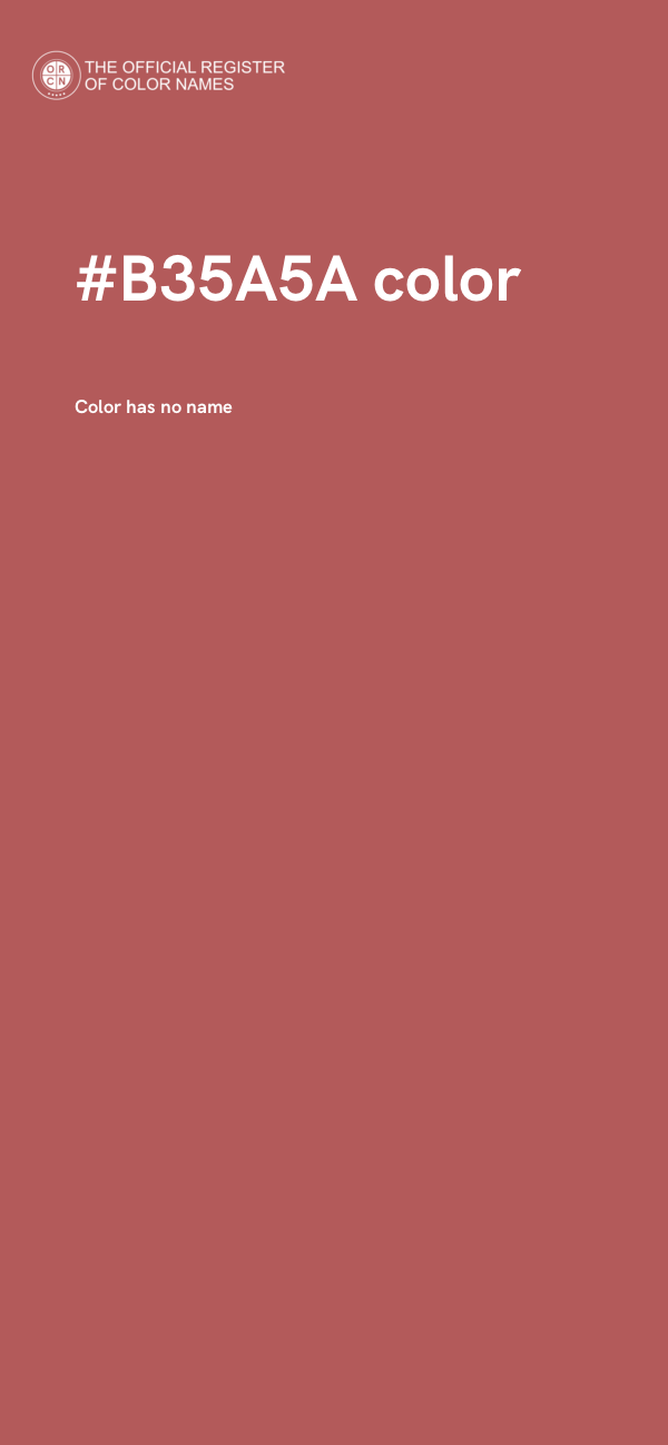 #B35A5A color image