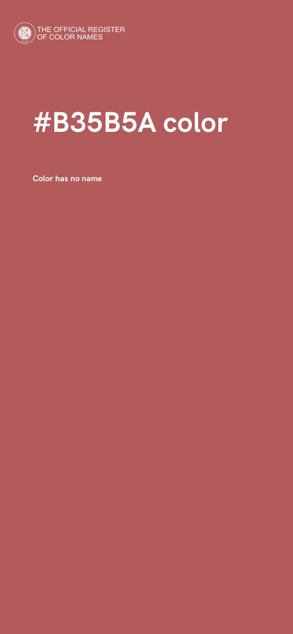 #B35B5A color image