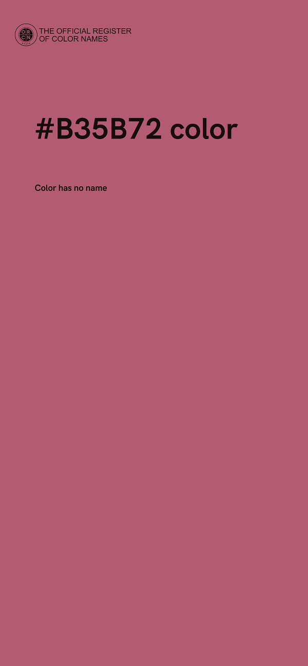 #B35B72 color image