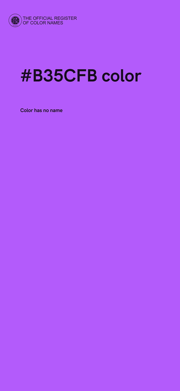 #B35CFB color image